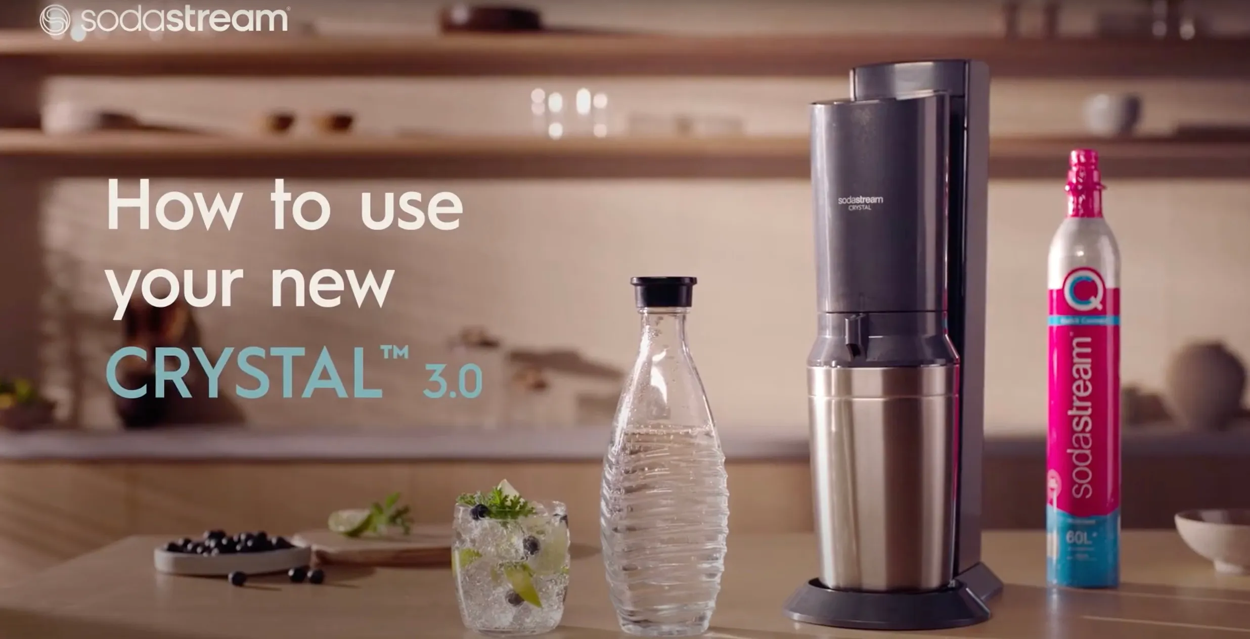 How to use SodaStream Crystal